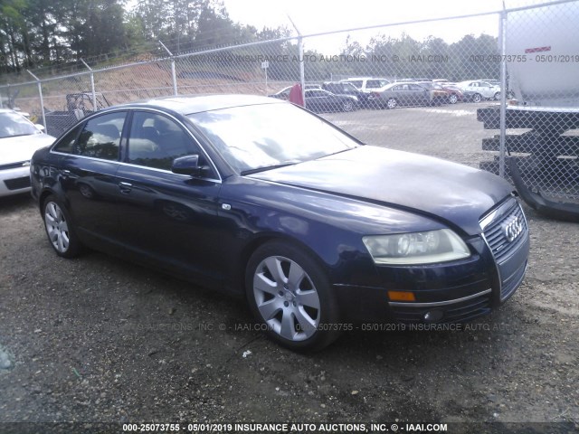 WAUDG74F95N104837 - 2005 AUDI A6 3.2 QUATTRO BLUE photo 1