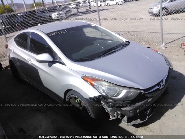 5NPDH4AEXBH011010 - 2011 HYUNDAI ELANTRA GLS/LIMITED SILVER photo 1