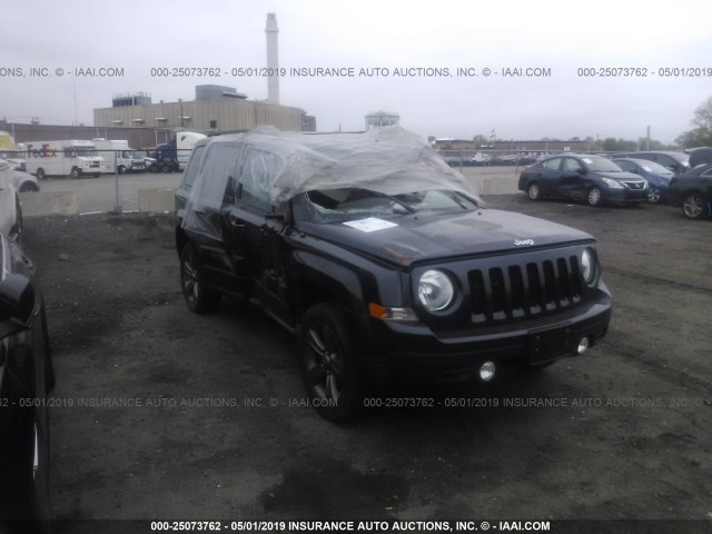 1C4NJRFB5FD347616 - 2015 JEEP PATRIOT LATITUDE GRAY photo 1