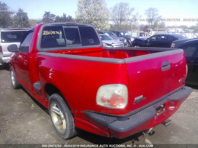 2FTRF073X4CA55284 - 2004 FORD F150 SVT LIGHTNING RED photo 3