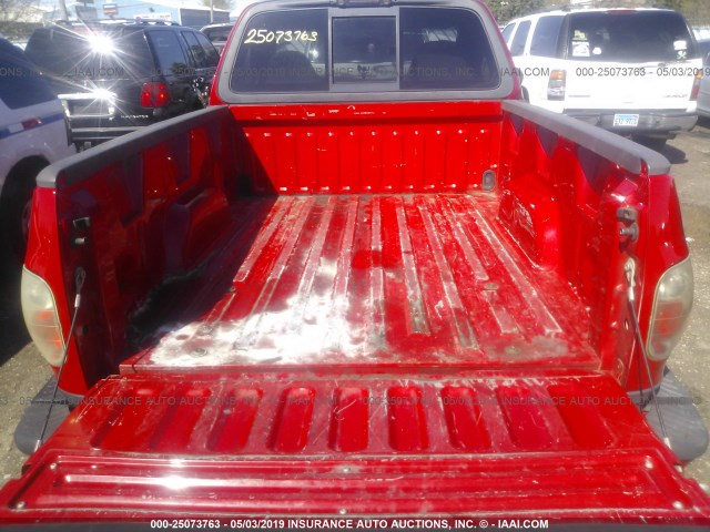 2FTRF073X4CA55284 - 2004 FORD F150 SVT LIGHTNING RED photo 8