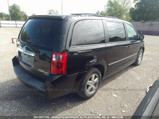 2D8HN54X09R653652 - 2009 DODGE GRAND CARAVAN SXT BLACK photo 4