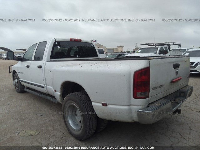 3D7MR48C95G786693 - 2005 DODGE RAM 3500 ST/SLT WHITE photo 3