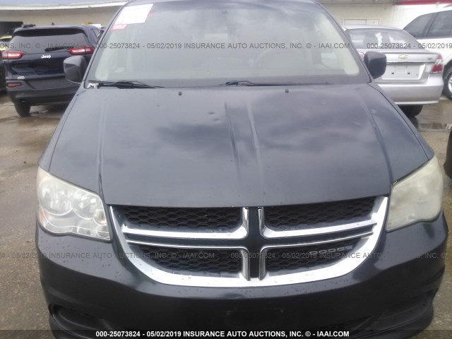 2C4RDGBG0CR220053 - 2012 DODGE GRAND CARAVAN SE GRAY photo 6