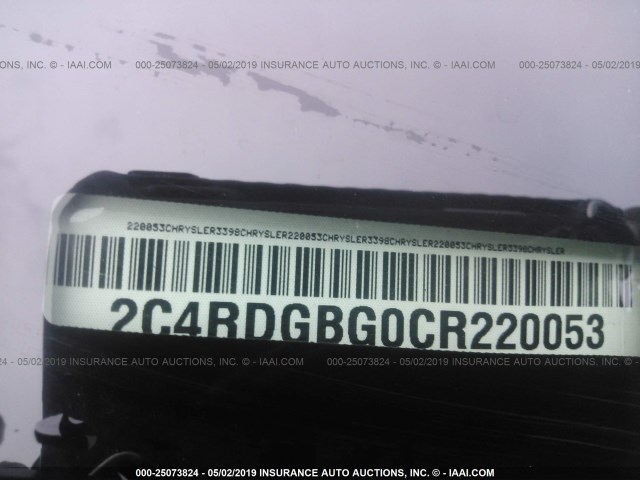 2C4RDGBG0CR220053 - 2012 DODGE GRAND CARAVAN SE GRAY photo 9