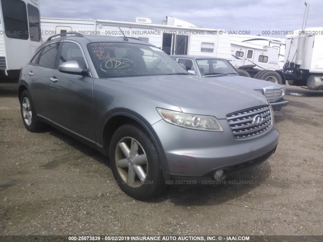 JNRAS08U25X100556 - 2005 INFINITI FX35 GRAY photo 1