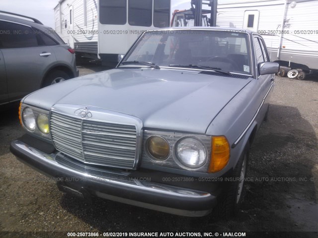 WDBAB33A2DB030954 - 1983 MERCEDES-BENZ 300 DT BLUE photo 6