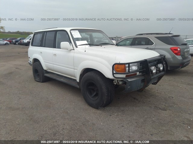 JT3FJ80W5M0028722 - 1991 TOYOTA LAND CRUISER FJ80 WHITE photo 1