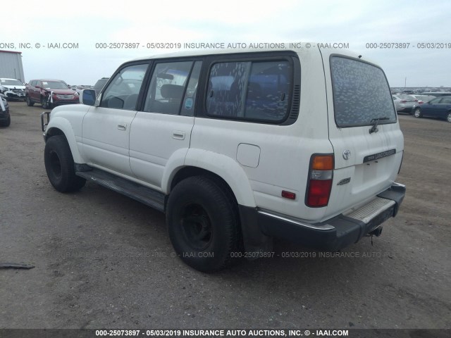 JT3FJ80W5M0028722 - 1991 TOYOTA LAND CRUISER FJ80 WHITE photo 3