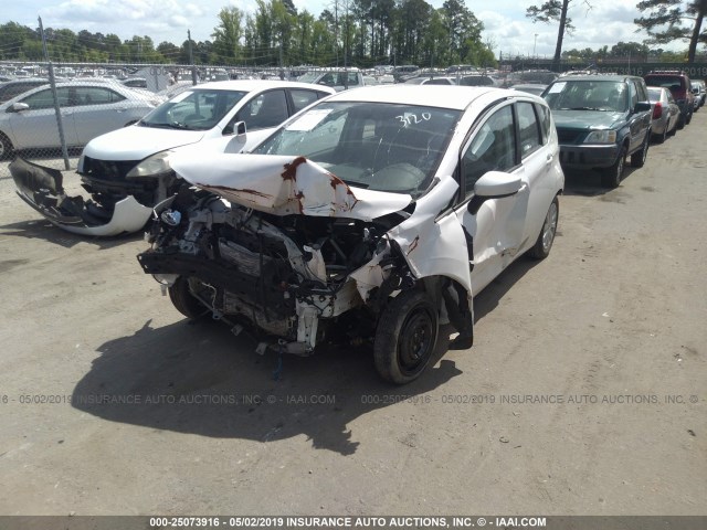 3N1CE2CP6FL388336 - 2015 NISSAN VERSA NOTE S/S PLUS/SV/SL/SR WHITE photo 2