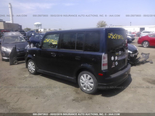JTLKT324054003714 - 2005 TOYOTA SCION XB 蓝色 照片 3