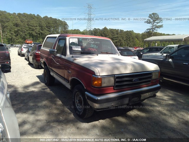 1FMEU15N7LLB13544 - 1990 FORD BRONCO U100 RED photo 3