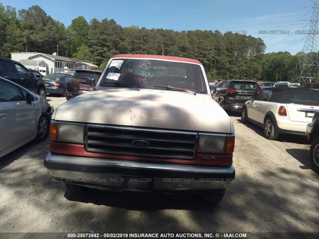 1FMEU15N7LLB13544 - 1990 FORD BRONCO U100 RED photo 6