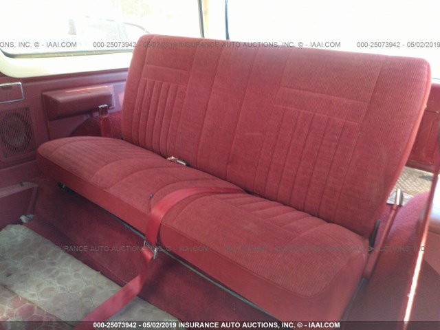 1FMEU15N7LLB13544 - 1990 FORD BRONCO U100 RED photo 8