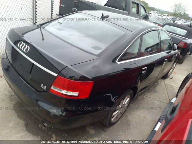 WAUDG74F35N096041 - 2005 AUDI A6 3.2 QUATTRO BLACK photo 4