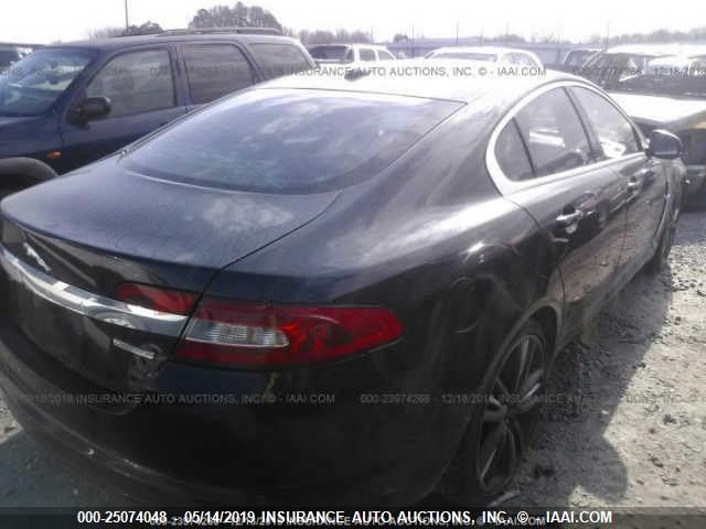 SAJWA0HE4AMR64474 - 2010 JAGUAR XF SUPERCHARGED BLACK photo 4