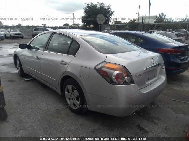 1N4AL21EX8C225706 - 2008 NISSAN ALTIMA 2.5/2.5S SILVER photo 3