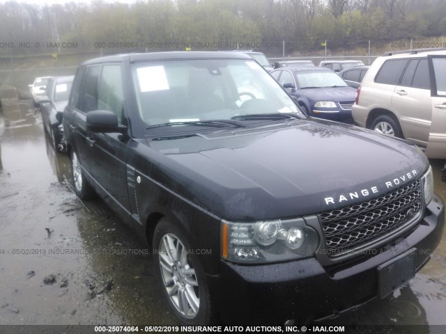 SALME1D44BA330025 - 2011 LAND ROVER RANGE ROVER HSE BLACK photo 1