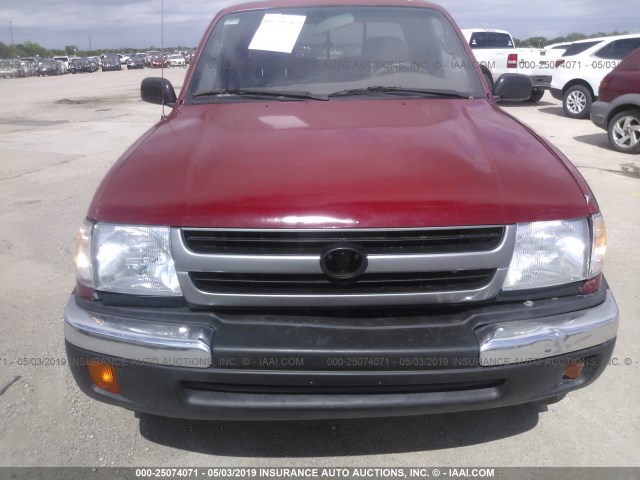 4TASM92N0XZ505600 - 1999 TOYOTA TACOMA XTRACAB PRERUNNER წითელი ფოტო 6