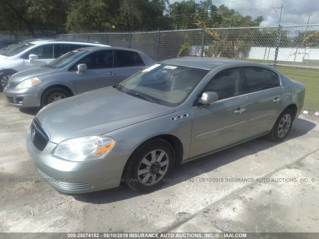 1G4HD57216U171834 - 2006 BUICK LUCERNE CXL TEAL photo 2