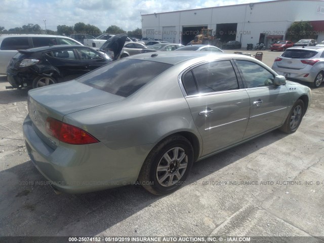 1G4HD57216U171834 - 2006 BUICK LUCERNE CXL TEAL photo 4