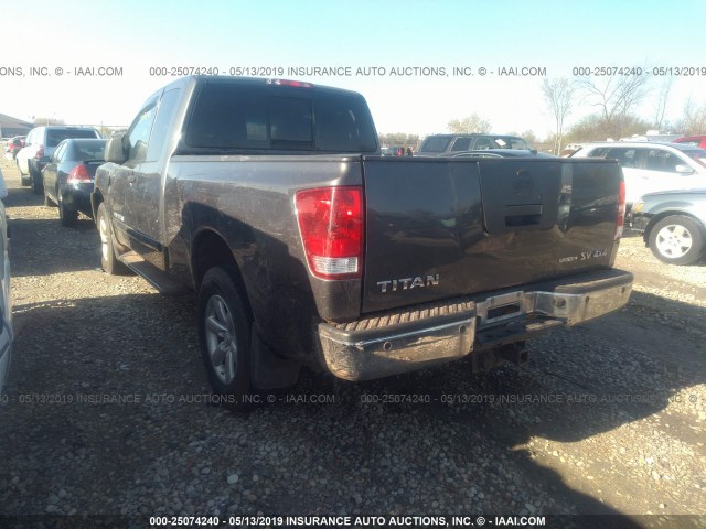 1N6BA0CC3CN311065 - 2012 NISSAN TITAN S/SV/PRO-4X GRAY photo 3