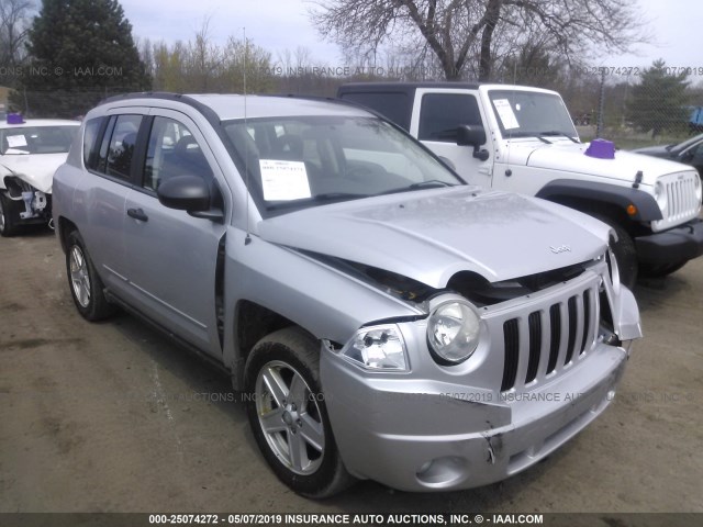 1J4FF47B99D234015 - 2009 JEEP COMPASS SPORT SILVER photo 1