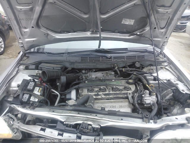 JHMCG66802C001013 - 2002 HONDA ACCORD EX/SE SILVER photo 10