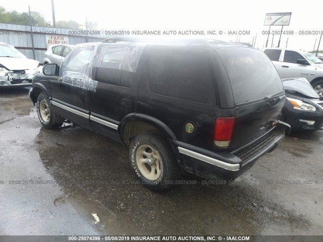 1GKCS13W0V2515142 - 1997 GMC JIMMY BLACK photo 3