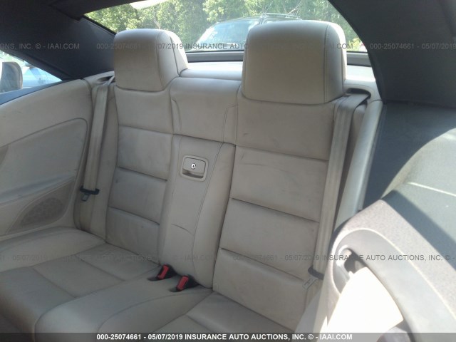 WVWFA7AH7AV010601 - 2010 VOLKSWAGEN EOS LUX 黑色 照片 8