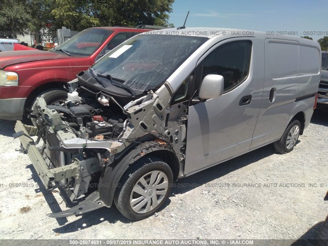 3N6CM0KNXFK713464 - 2015 NISSAN NV200 2.5S/2.5SV SILVER photo 2