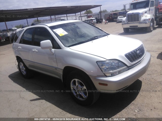 JTJGF10U220123840 - 2002 LEXUS RX 300 WHITE photo 1