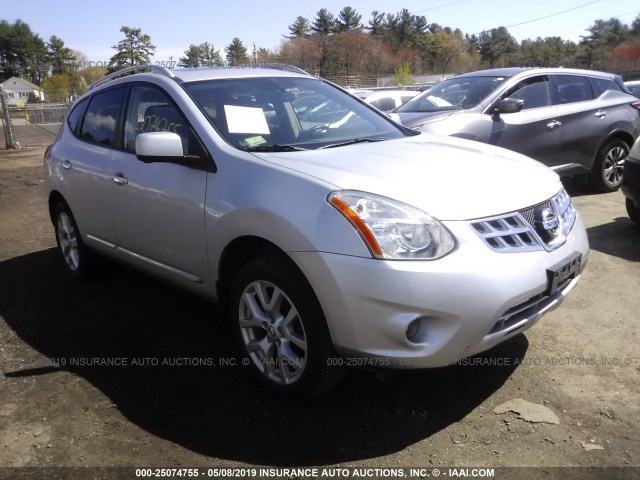 JN8AS5MV5CW364969 - 2012 NISSAN ROGUE S/SV SILVER photo 1