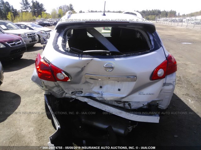 JN8AS5MV5CW364969 - 2012 NISSAN ROGUE S/SV SILVER photo 6