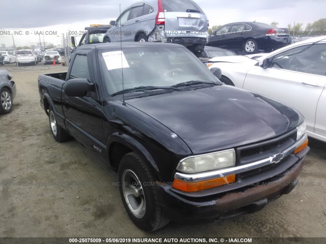 1GCCS14571K102842 - 2001 CHEVROLET S TRUCK S10 BLACK photo 1