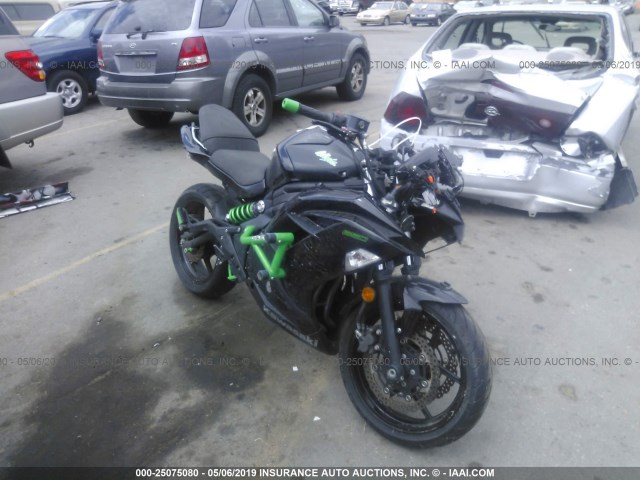 JKAEXEE17FDA18221 - 2015 KAWASAKI EX650 E BLACK photo 1