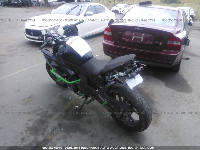 JKAEXEE17FDA18221 - 2015 KAWASAKI EX650 E BLACK photo 3