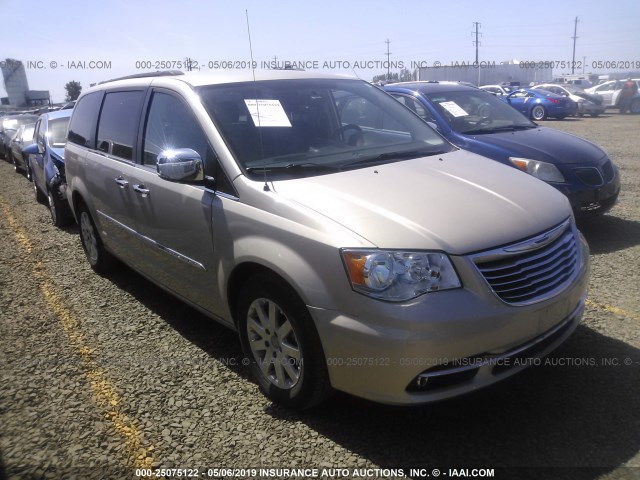 2C4RC1CG5CR301404 - 2012 CHRYSLER TOWN & COUNTRY  GOLD photo 1