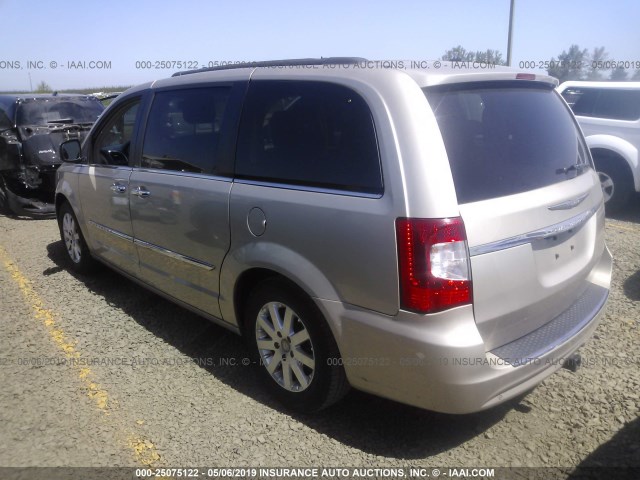 2C4RC1CG5CR301404 - 2012 CHRYSLER TOWN & COUNTRY  GOLD photo 3