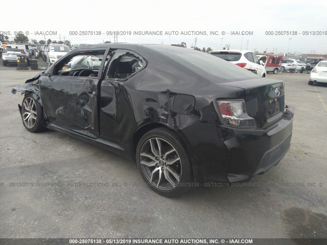 JTKJF5C72FJ010906 - 2015 TOYOTA SCION TC BLACK photo 3