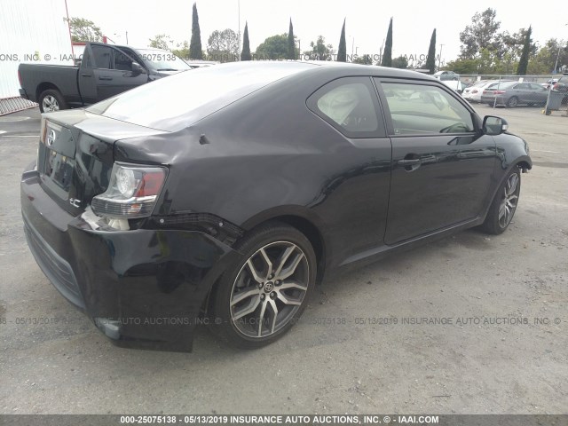 JTKJF5C72FJ010906 - 2015 TOYOTA SCION TC BLACK photo 4