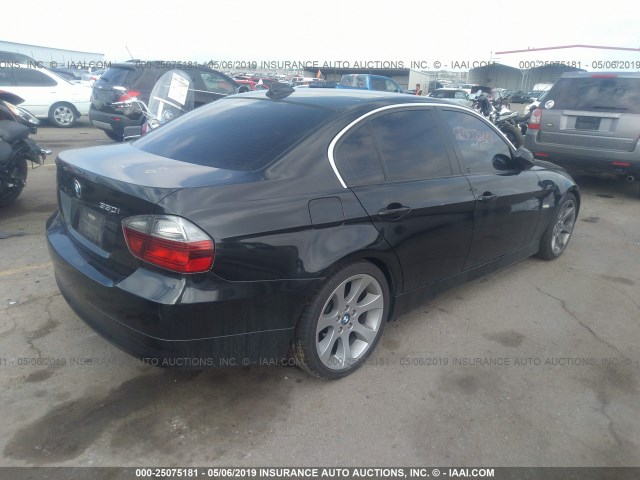 WBAVB33546KS38968 - 2006 BMW 330 I BLACK photo 4