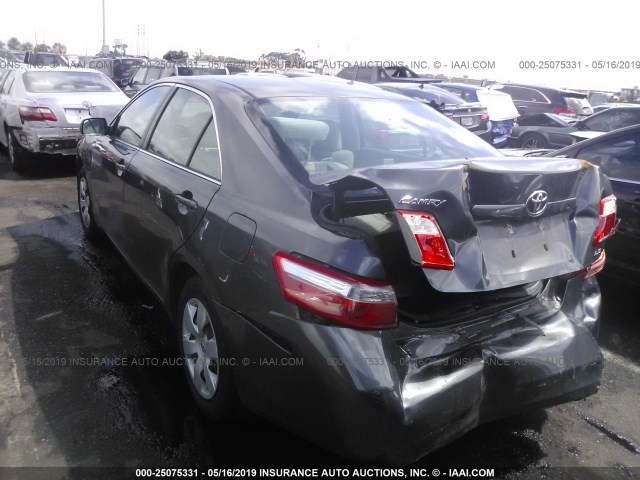 4T1BE46K67U626581 - 2007 TOYOTA CAMRY NEW GENERAT CE/LE/XLE/SE GRAY photo 3