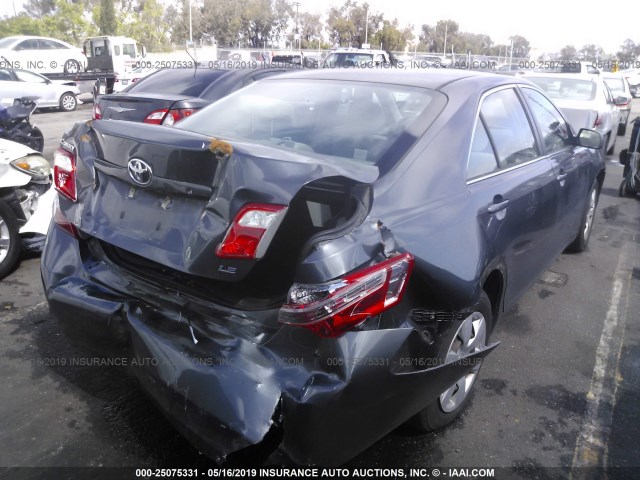 4T1BE46K67U626581 - 2007 TOYOTA CAMRY NEW GENERAT CE/LE/XLE/SE GRAY photo 4