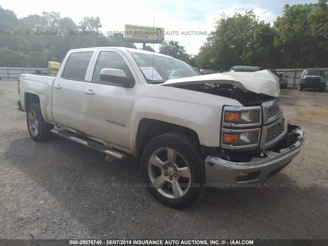 3GCUKREC0EG353358 - 2014 CHEVROLET SILVERADO K1500 LT WHITE photo 1