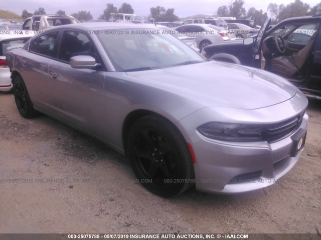 2C3CDXBG0JH187486 - 2018 DODGE CHARGER SXT GRAY photo 1