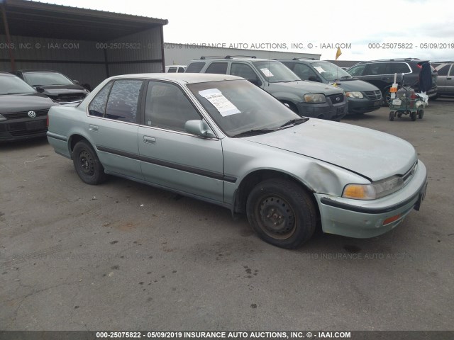 JHMCB7659NC035028 - 1992 HONDA ACCORD LX/EX BLUE photo 1