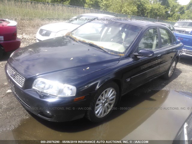 YV1TS592761437791 - 2006 VOLVO S80 2.5T Dark Blue photo 2