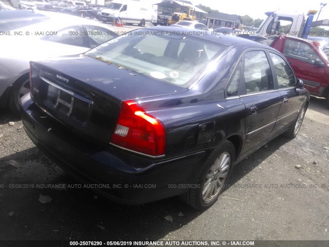 YV1TS592761437791 - 2006 VOLVO S80 2.5T Dark Blue photo 4