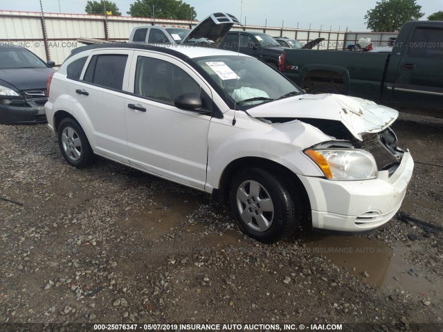 1B3HB28A49D216088 - 2009 DODGE CALIBER SE WHITE photo 1